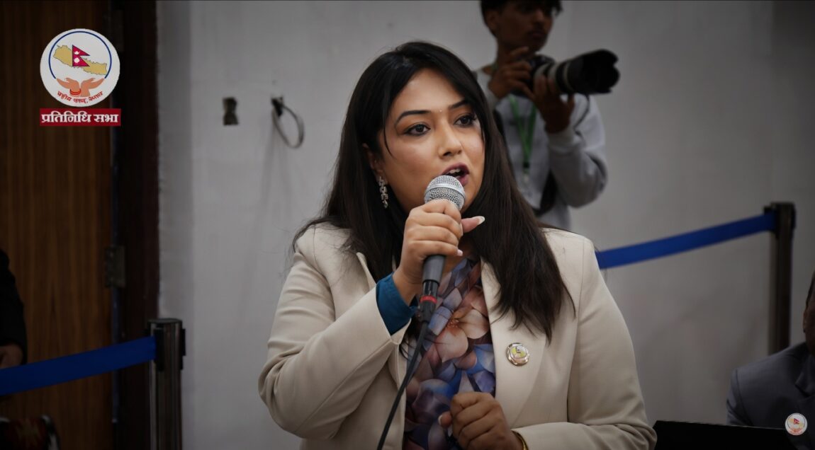 राप्रपा सांसद ओलीको प्रश्न: ऋण कसको प्रस्तावमा लिइयो?