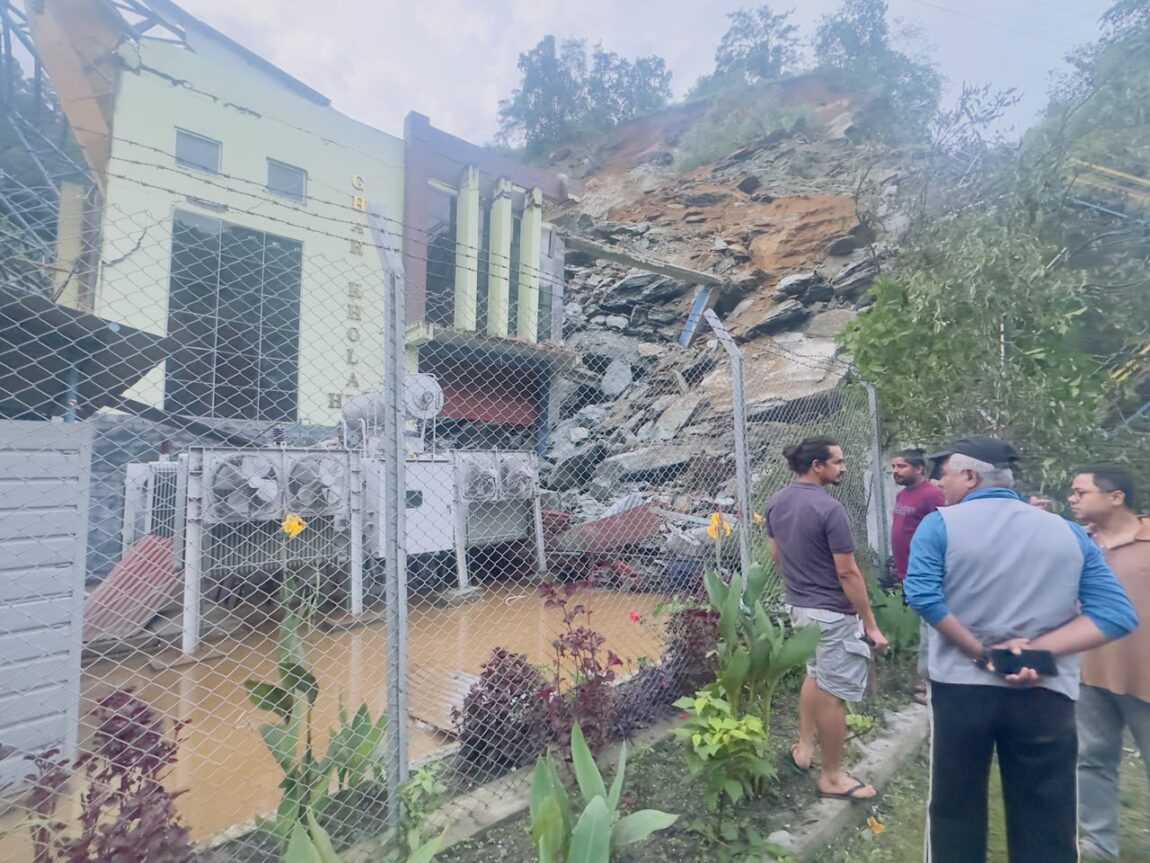 घारखोला आयोजनाको विद्युत्गृहमा पहिरो एक बेपत्ता